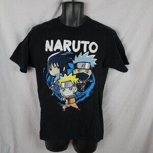 Naruto Shippuden Black Shirt Size M